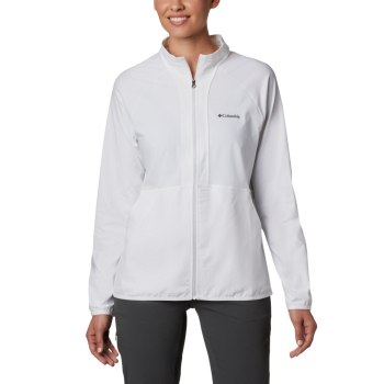 Columbia Bryce Peak Perforated Full Zip, Sudaderas Blancos Para Mujer | 625039-NPJ